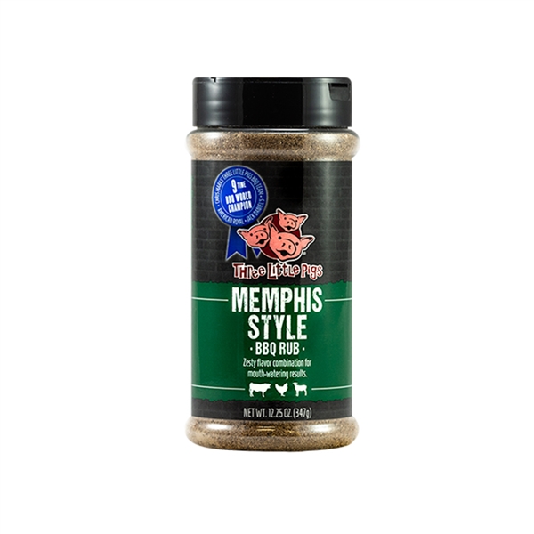 Three Little Pigs Memphis Style BBQ Rub - 12.25 oz.