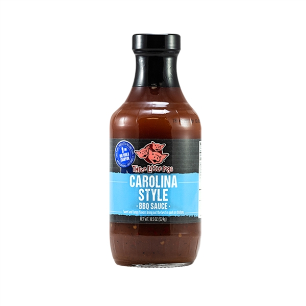 Three Little Pigs Carolina Style BBQ Sauce - 18.5 oz