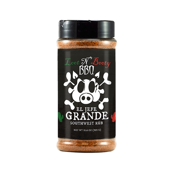 Loot N' Booty El Jefe Grande Southwest Rub - 11.6 oz.