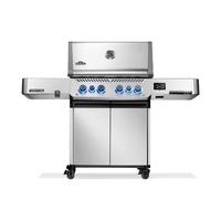 Napoleon Prestige 500 Connected Gas Grill with Infrared Side and Rear Burners, Evolved, Stainless Steel