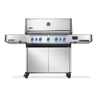 Napoleon Prestige 665 Connected Gas Grill with Infrared Side and Rear Burners, Evolved, Stainless Steel