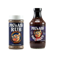 Pig's Ass Sauce and Rub Bundle