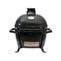 Primo Oval JR 200 Junior Charcoal Grill with GO Portable Top