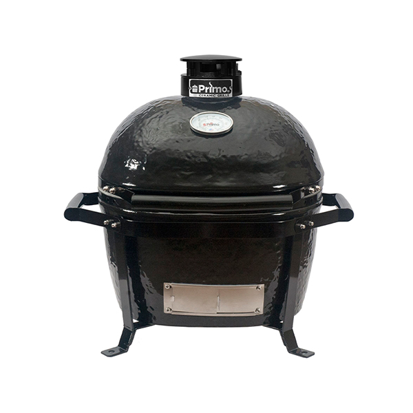 Primo Oval JR 200 Junior Charcoal Grill with GO Portable Top