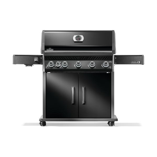 Napoleon Rogue PRO 625 Gas Grill with Infrared Side Burner, Black