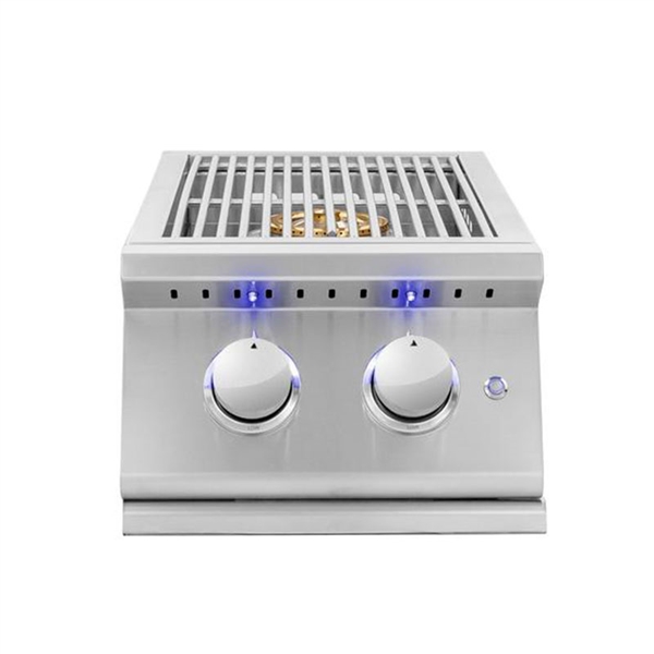 Summerset Sizzler Pro Series Double Side Burner with LED Illumination