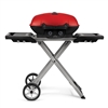 Napoleon TravelQ 285 Propane Portable Grill with Scissor Cart & Griddle