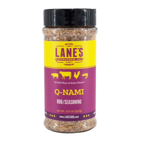 Lane's BBQ Q-Nami Rub, Pitmaster - 12.6 oz