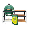 Big Green Egg XLarge Charcoal Kamado Package with Modular Nest & Expansion Frame