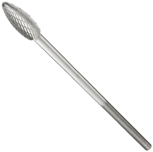 SH Flame Shape - Long Shank Carbide Burr