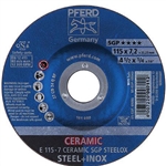 Pferd SGP 4.5" & 5" Ceramic Depressed Center Grinding Wheels