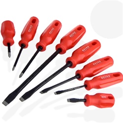 8 Piece Pro-Grade Screwdriver Set w/ Soft Handles