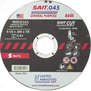 SAIT Cut Off Wheels - Made in USA