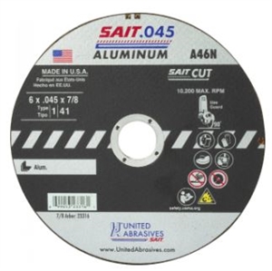 SAIT Aluminum Cut Off Wheels