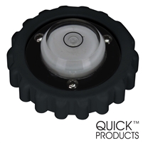 Quick Products JQ-RLB Replacement Bubble Level Cap for Electric Tongue Jack - Black