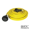 Quick Products QP-30-50TH 30 Amp RV Cord - Grip Handle Plug and Twist Lock, 50'