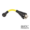 Quick Products QP-30M50T012 Twist Lock Adapter Cord - 30A Male to 50A Twist Lock, 12"