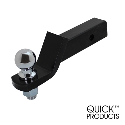 Quick Products QP-HS2809 Class III 2" Drop Ball Mount Loaded with 2" Ball - 5000 lbs. (Includes Hitch Pin and Carrying Case)