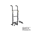 Quick Products QP-LA-102 Aluminum Ladder-Mount Bike Rack for Standard RV Ladder - Holds Two Bikes
