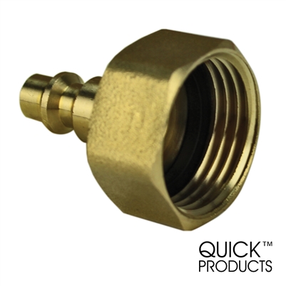 Quick Products QP-QCBPGF Quick Connect Air Compressor Irrigation Blow Out Fitting - Female