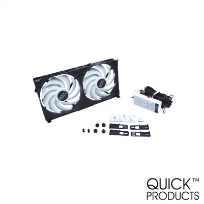 Quick Products QP-RFVCF120 RV Refrigerator Vent Cooling Fan - 120mm