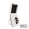 Quick Products QP-RV060 30 Amp Power Inlet - White