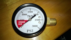 CO2 2000 psi gauge Left Hand