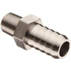 SS Adapter 1/2" Barb 1/2" MPT