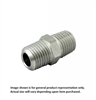 Hex Nipple SS .25in