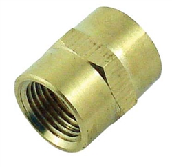 Coupler, 1/4fpt X 1/4fpt