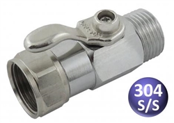 Swivel Shutoff Beerthread SS Valve