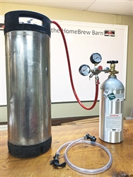 Starter Kegging System Refurbished 5 lb - gallon