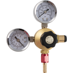 Oxygen Regulator Dual Gauge