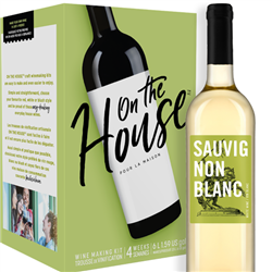 On the House Sauvignon Blanc Wine Kit