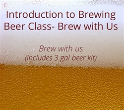 Intro to Brewing Beer class with 3 gal Kit for 1
