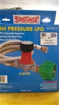 Bayou Classic Hi Pressure LPG Regulator 0-30 psi