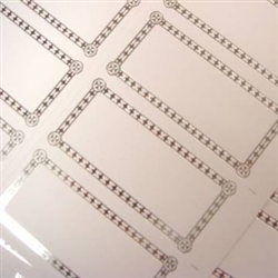 Classic Studio label white