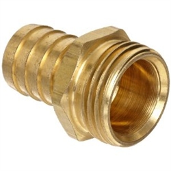 1/2" barb male garden hose fitting