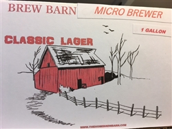 Micro Brewer Lager Style 1 gal Beer Kit