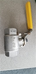 Ball Valve SS .75in FNPT