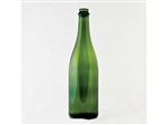 Champagne Bottle 750ml Green Flat