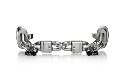 Akrapovic Slip-On Line (Titanium) Exhaust System 991 Carerra EVOMS