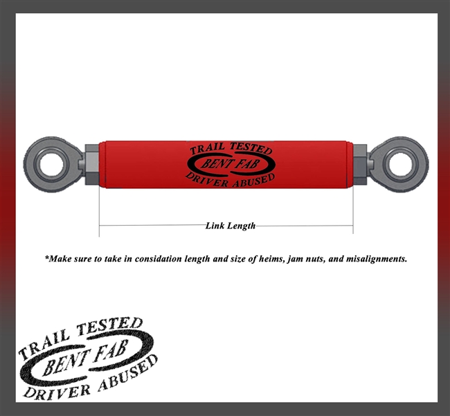 Heat Treated Chromoly 2" x 250 Wall Suspension Links