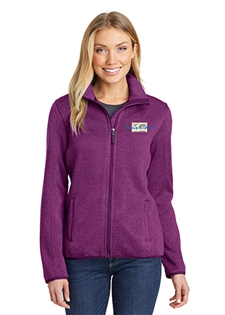 DHS Ladies Sweater Fleece Jacket