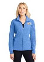 DHS Ladies Heather Microfleece Full-Zip Jacket