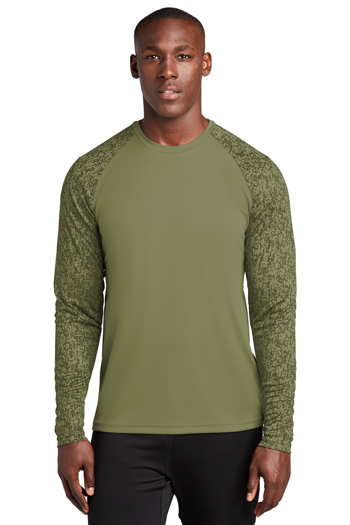 FBI Sport-Tek Â® Long Sleeve Digi Camo Tee