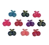Badge Reel Button Cover- Cherries (Pack of 10)