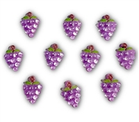 Badge Reel Button Cover-Grapes (Pack of 10)