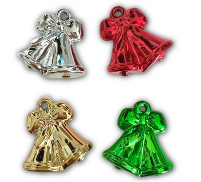 Chrome Colored Bell Beads (Pack of 4)