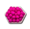 Solid Dark Pink 20MM Bubblegum Beads (Pack of 3)